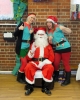 Santa with two of his elves